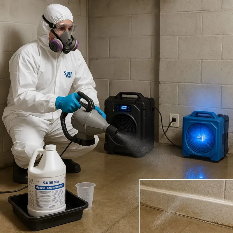 Sanitization and Odor Removal process in Saint Rose, LA
