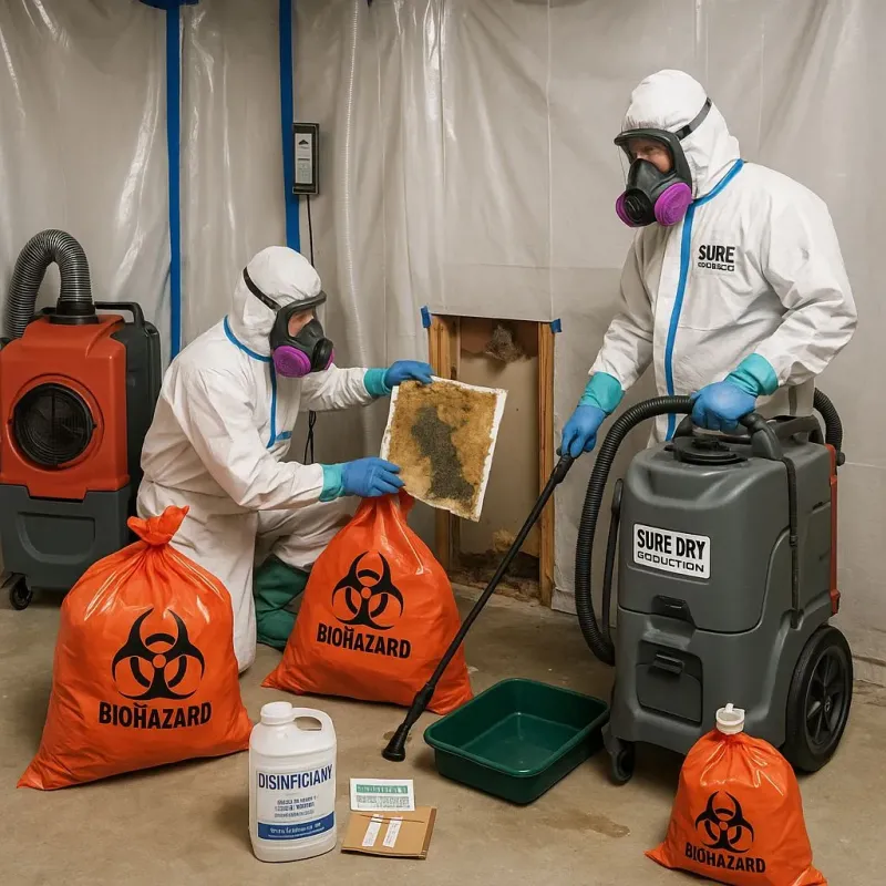 Contaminated Water Handling Protocols process in Saint Rose, LA