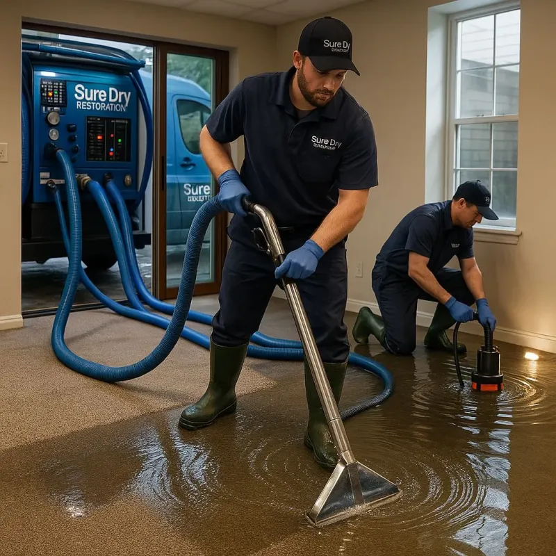 Water Extraction and Removal process in Saint Rose, LA